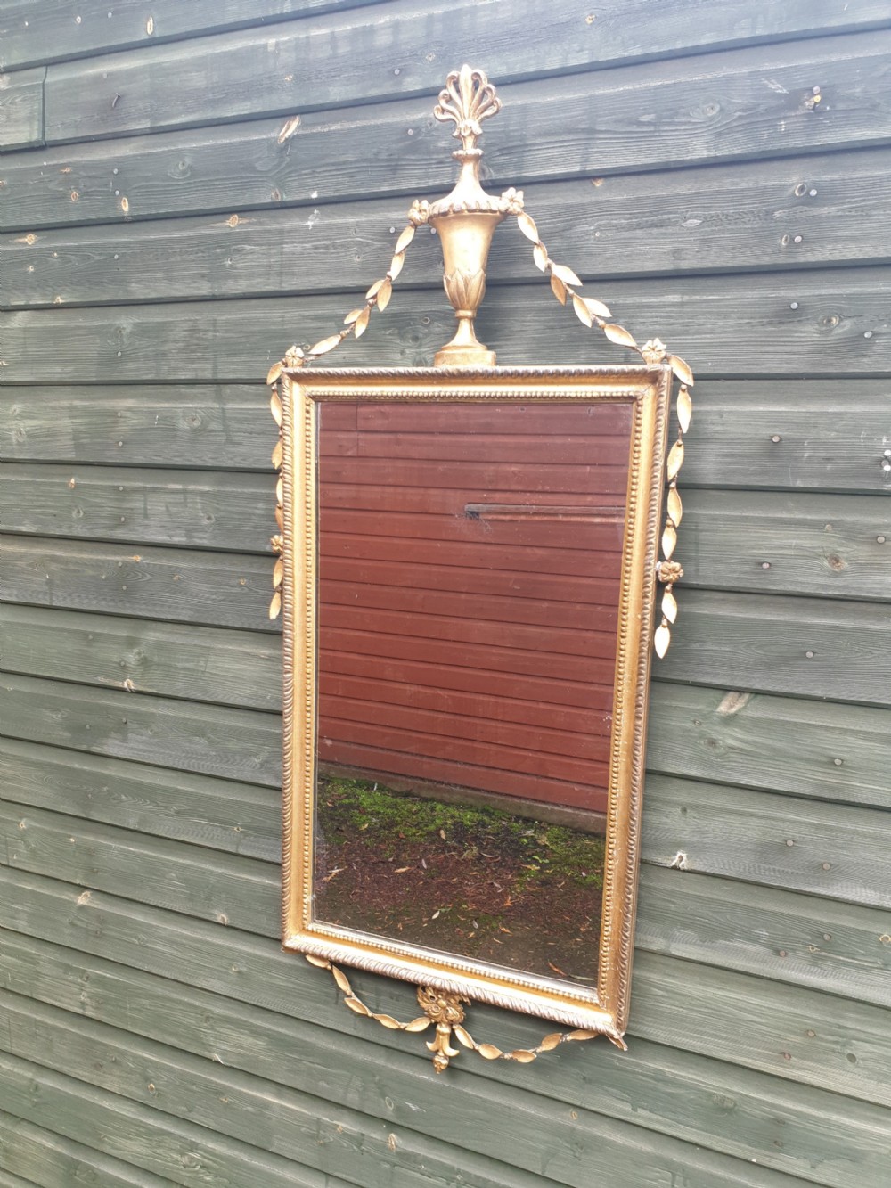 19th century gilt wall mirror  View II