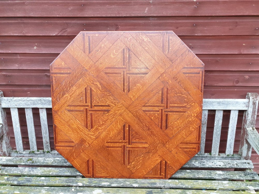 Good 3 foot late 19th century parquetry table top