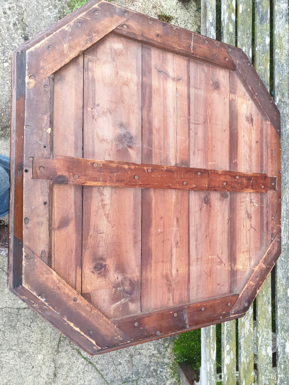 Good 3 foot late 19th century parquetry table top View II