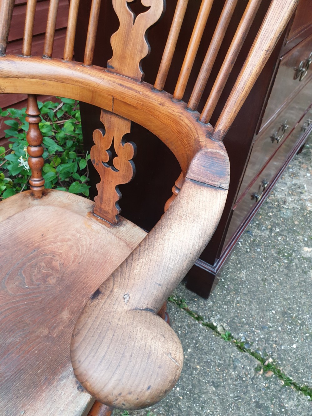 19th century Windsor armchair. View V