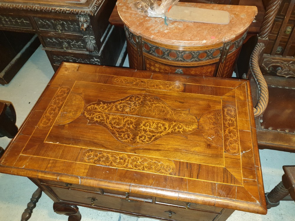 19th century inlaid 