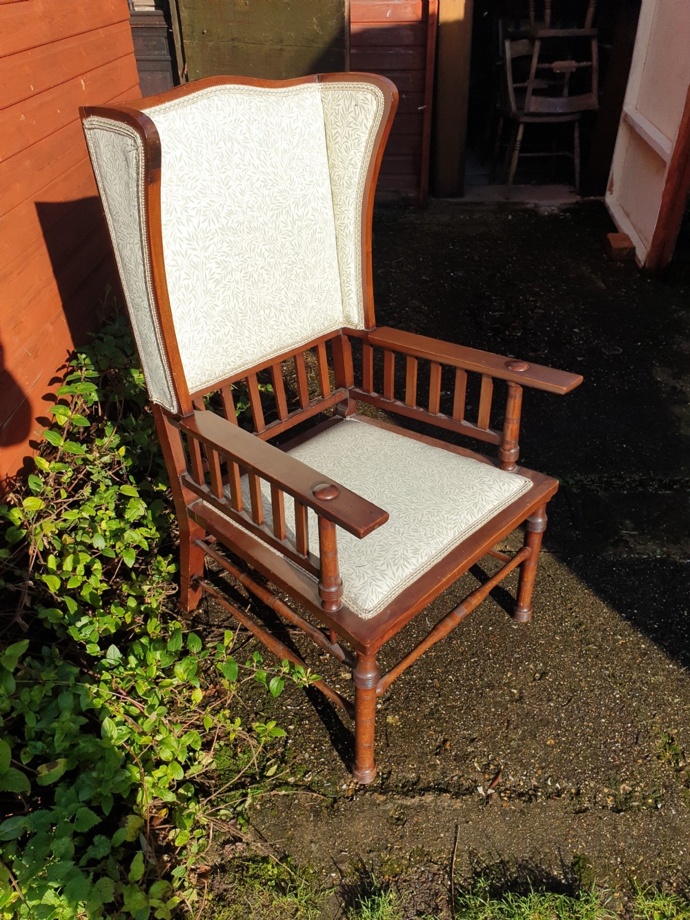 Liberty style arts and crafts armchair  View VII