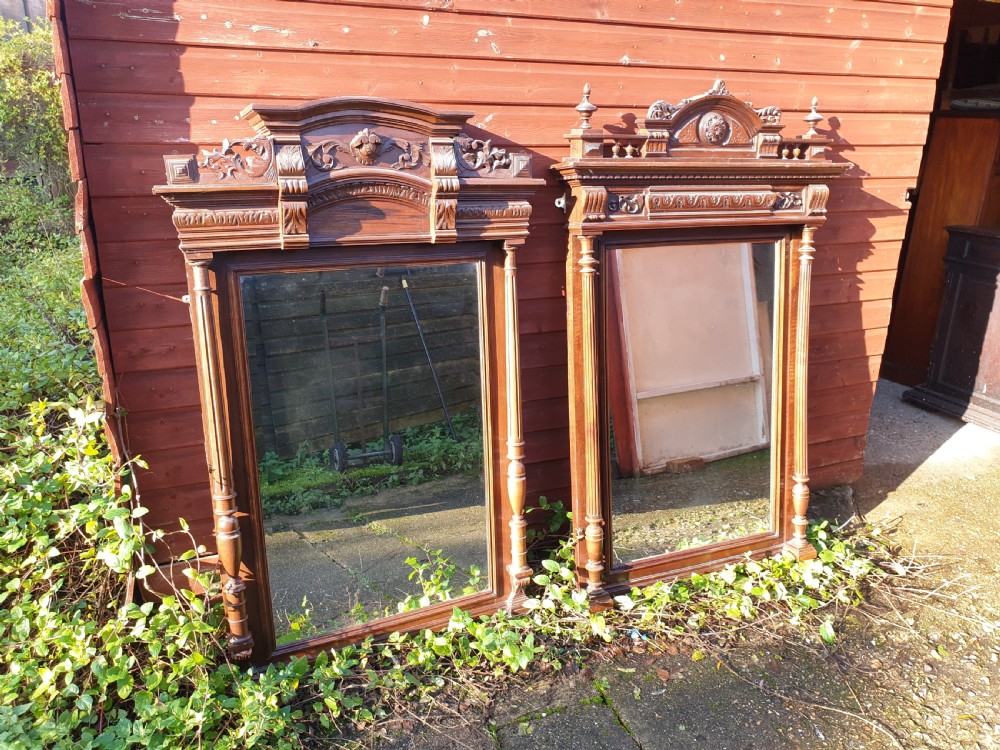 2 late 19th century French mirrors 