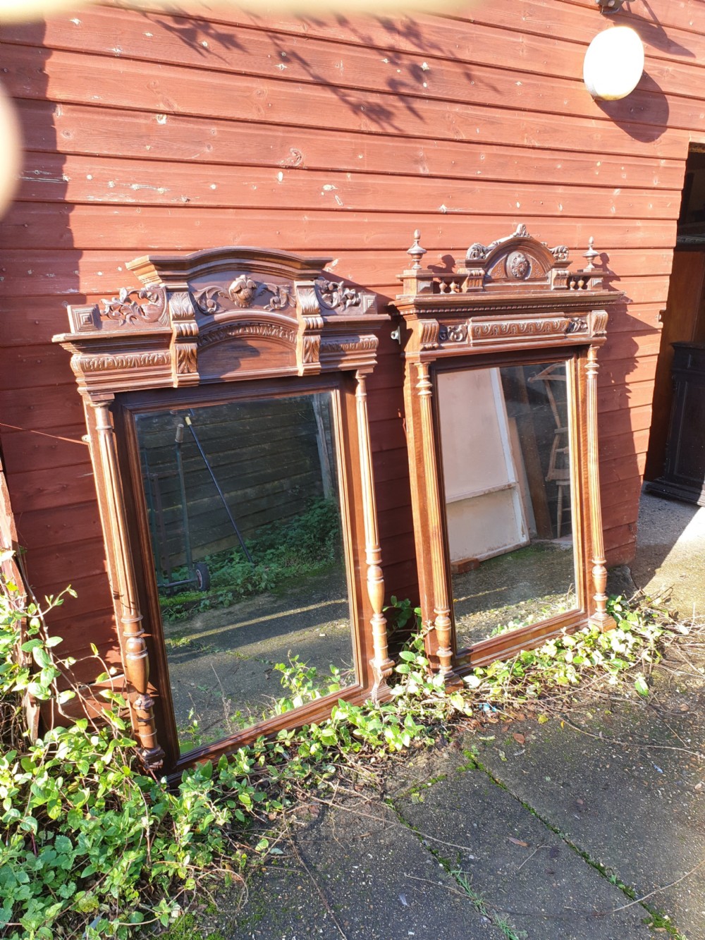 2 late 19th century French mirrors  View V