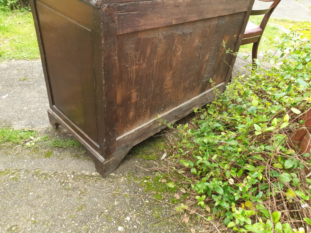 Useful Georgian oak 2 door cupboard View IV