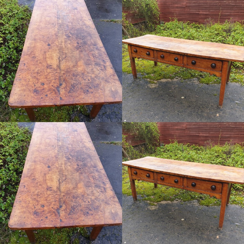 Large 19th century country house serving table