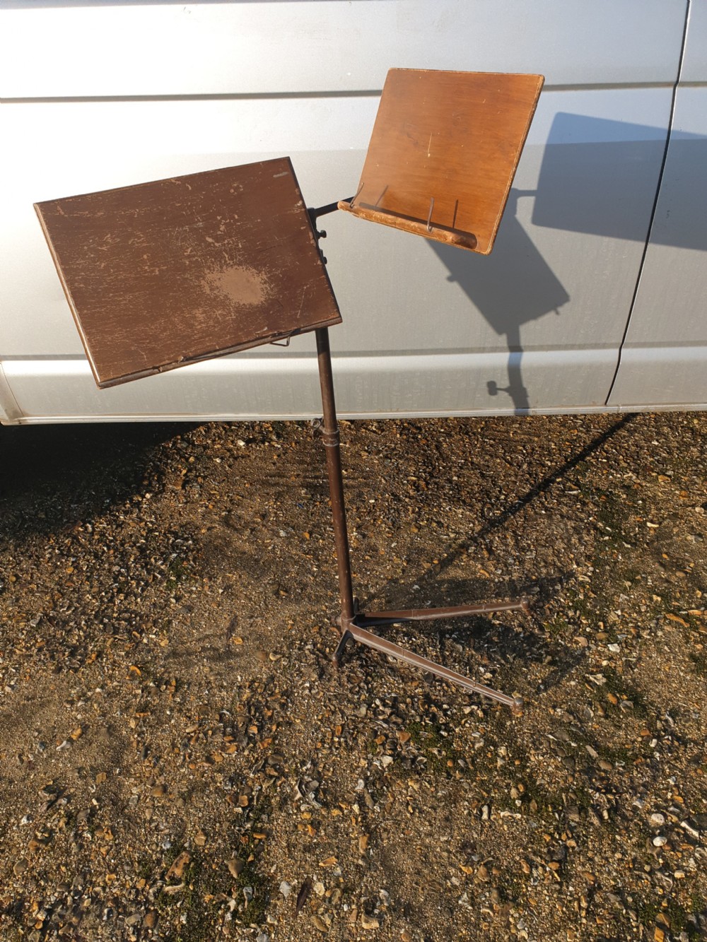Early 20th century fully adjustable music stand. View III