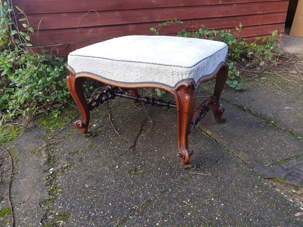 Mid 19th century rosewood centre stool 