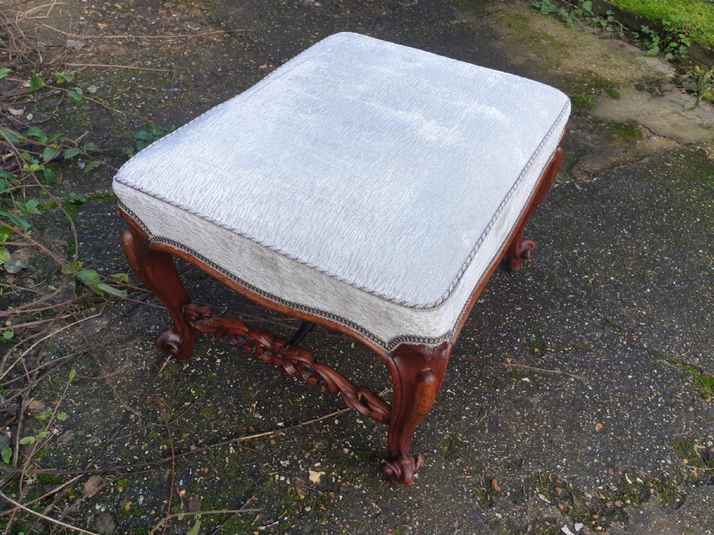 Mid 19th century rosewood centre stool  View III