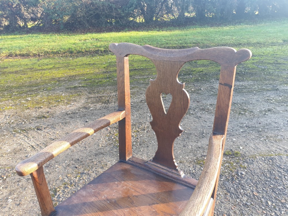 19th century Welsh oak armchair  View II
