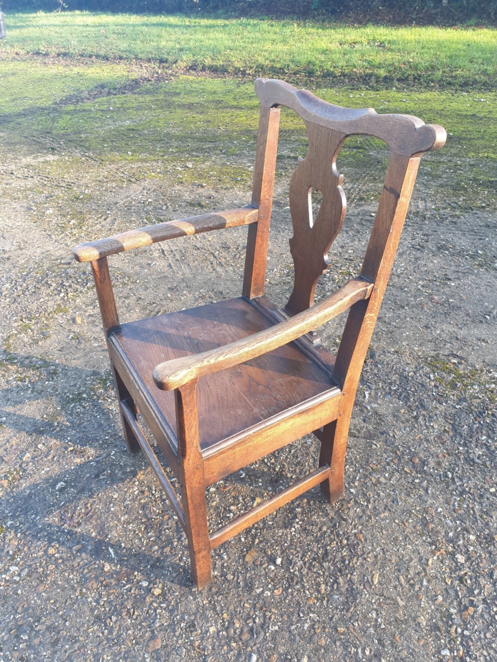 19th century Welsh oak armchair  View III
