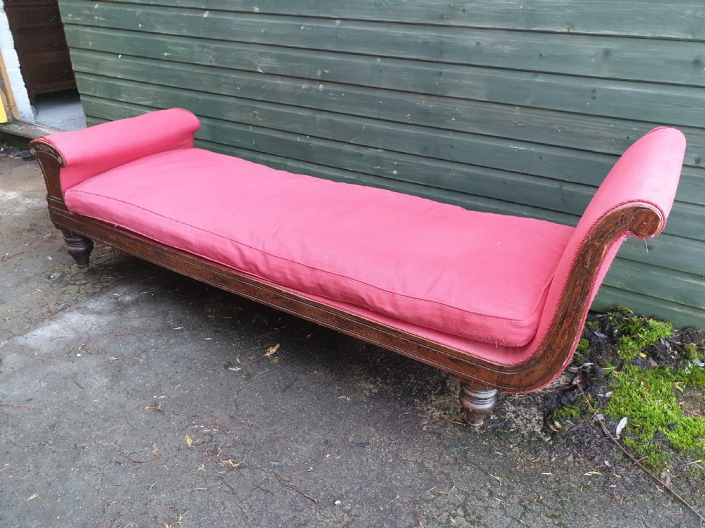 Regency simulated rosewood daybed  View III