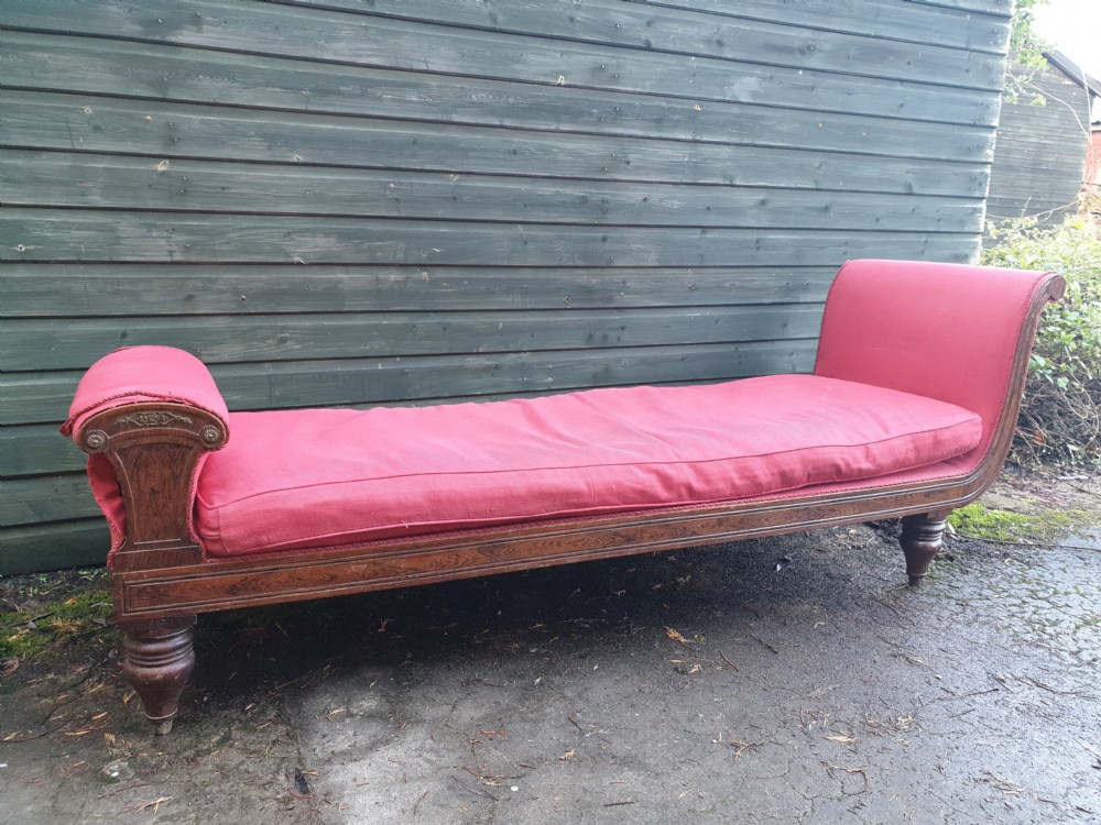 Regency simulated rosewood daybed 