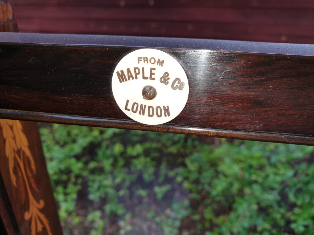 Inlaid rosewood writing bureau bookcase  View IV