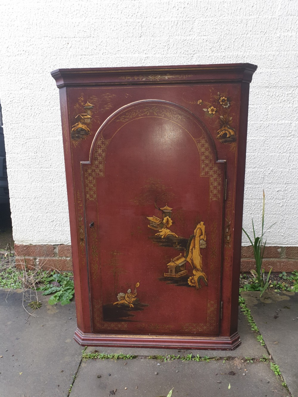 Lacquered corner cupboard (3 foot high) View IV