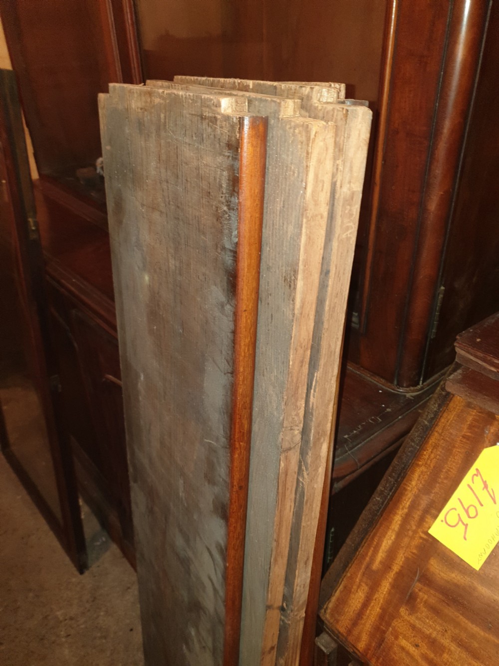 Tall Victorian mahogany library bookcase  View VIII