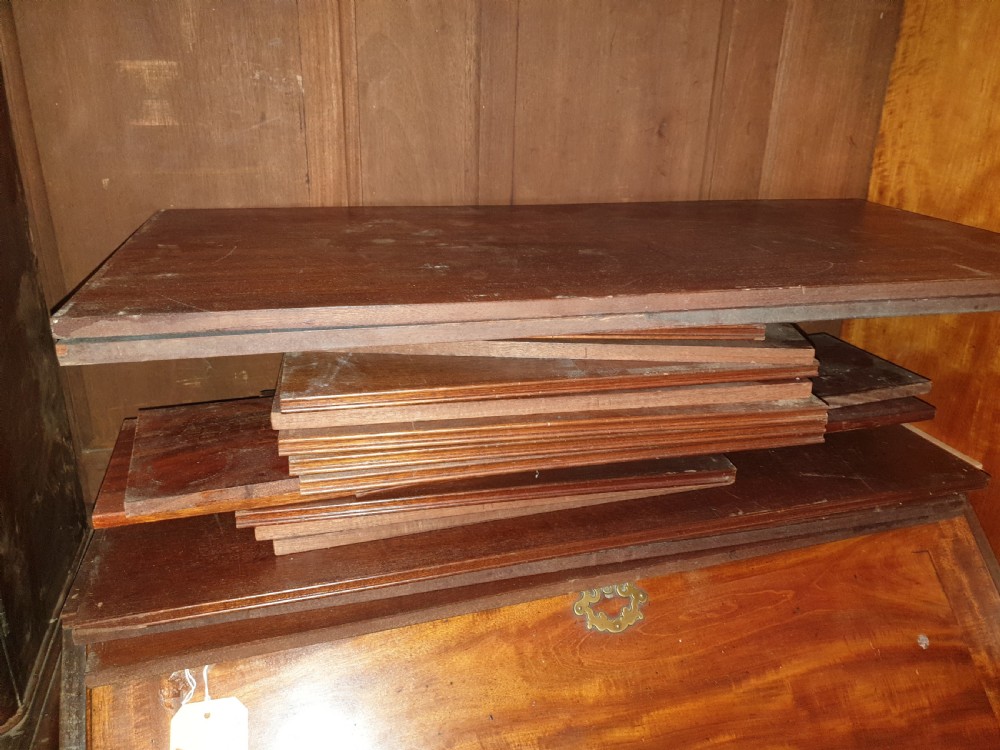 Early 20th century mahogany breakfront front bookcase  View IV