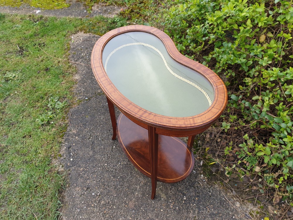 Edwardian inlaid bijouterie display table View III