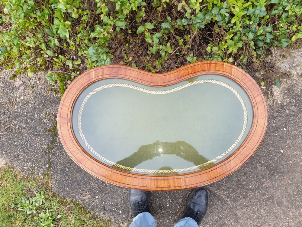 Edwardian inlaid bijouterie display table View V