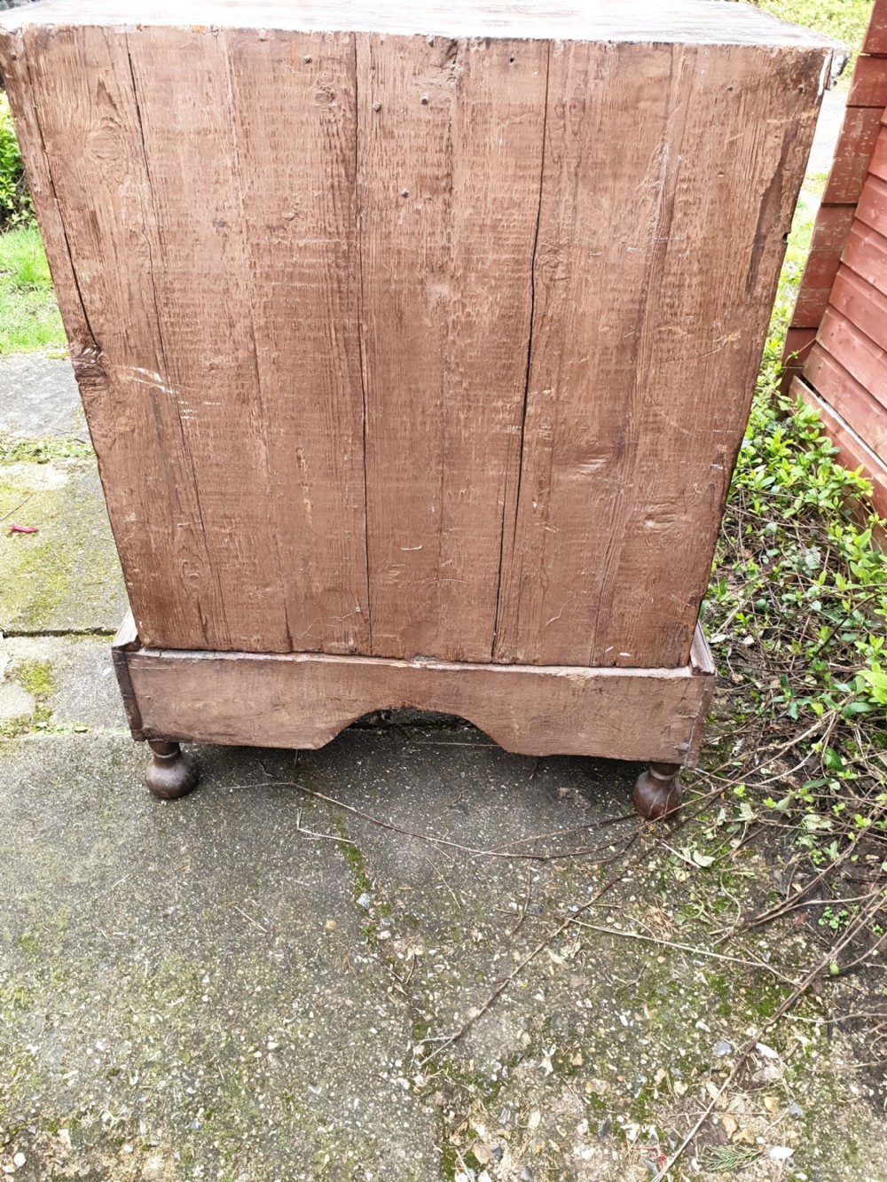 18th century oak chest on stand  View III