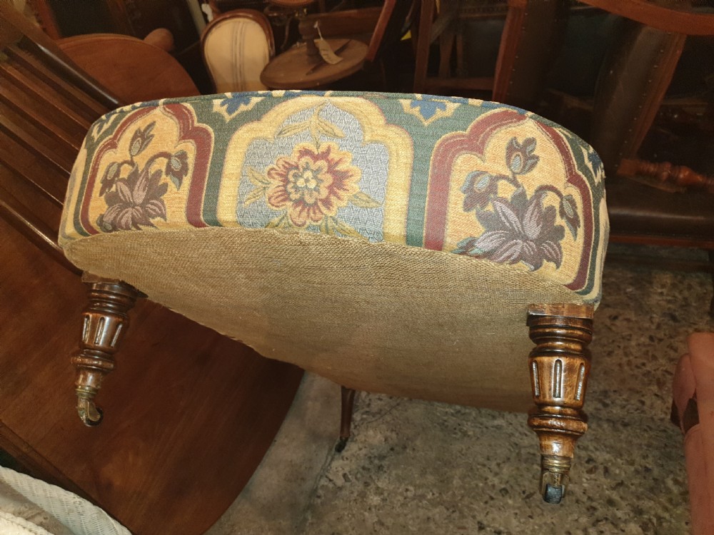 Late Victorian upholstered day bed View IV
