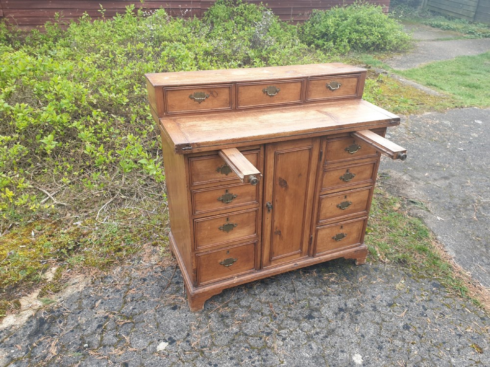 Late Georgian pine writing desk View III