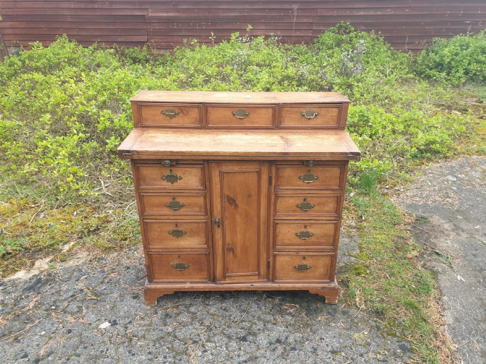 Late Georgian pine writing desk View V