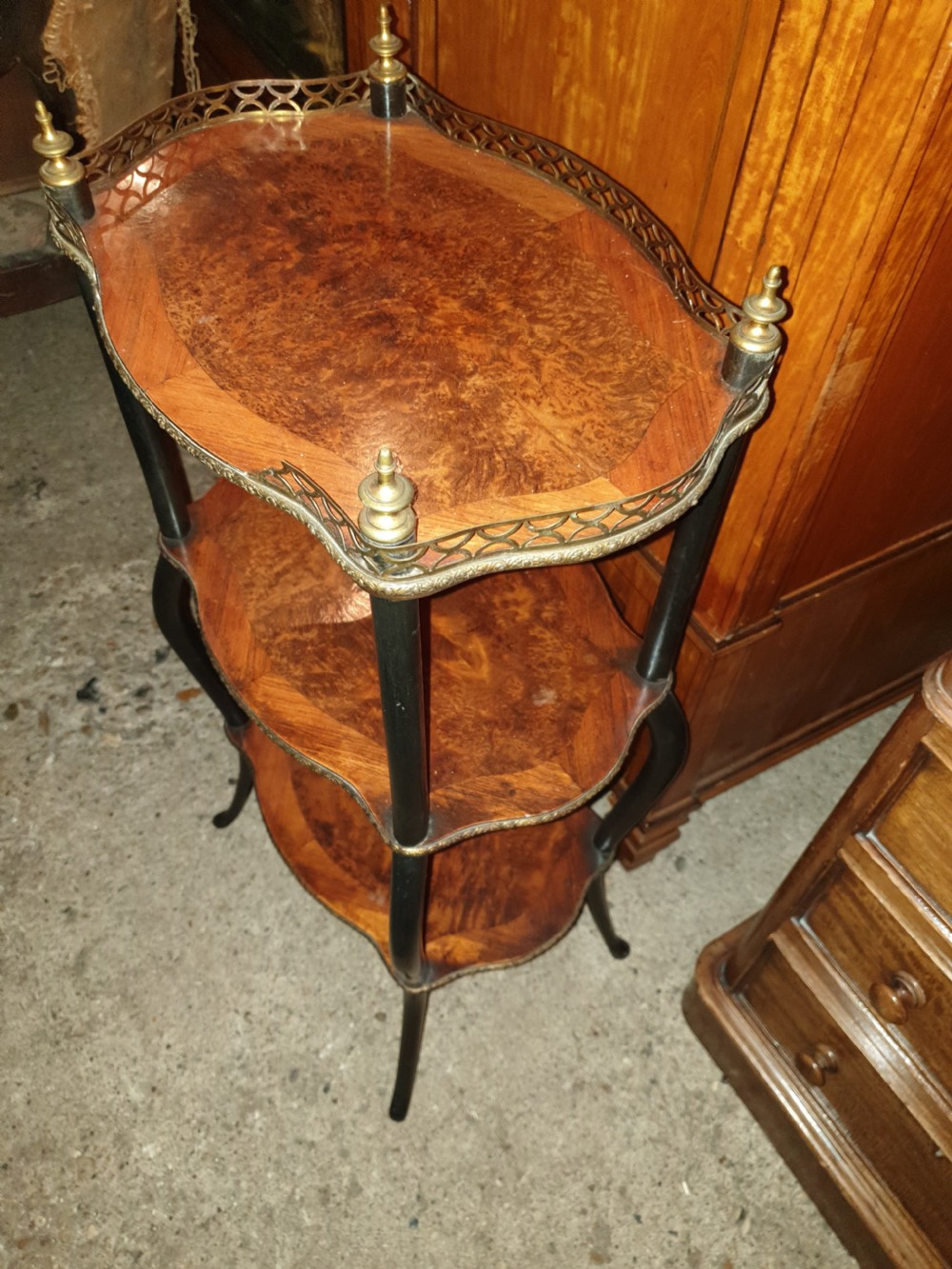 Late Victorian 3 tier Etagere  View III