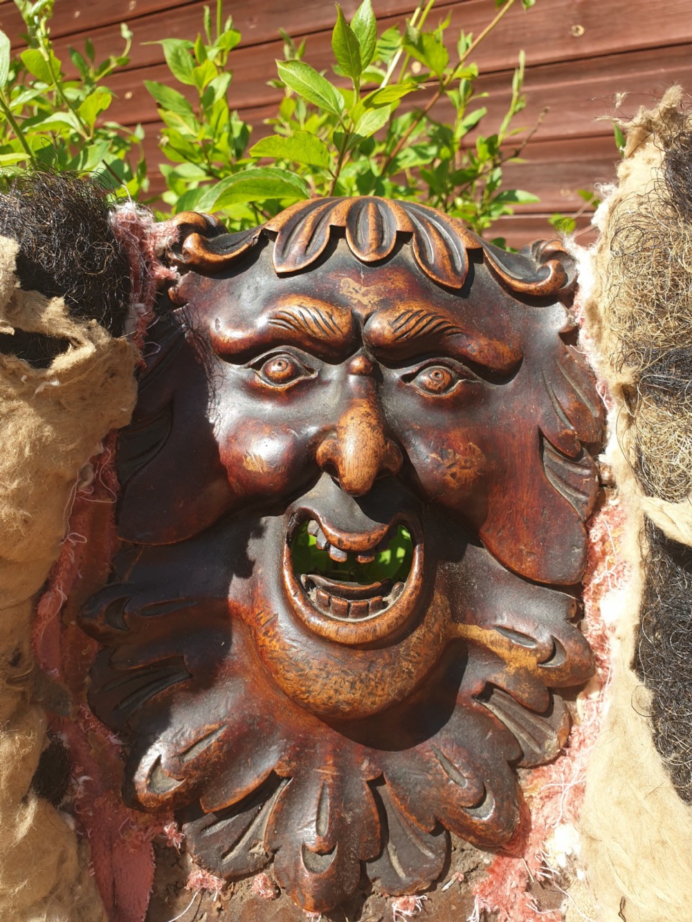 Well carved Victorian conversation seat.  View III