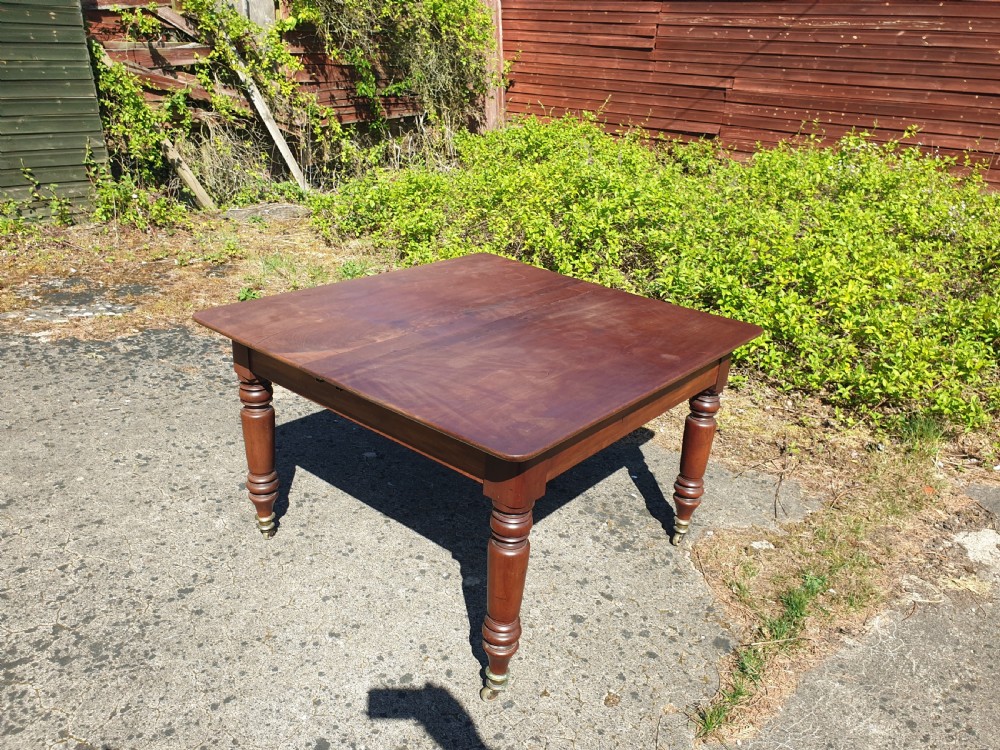 Regency 3 leaf 12 seater extending dining table.  View II