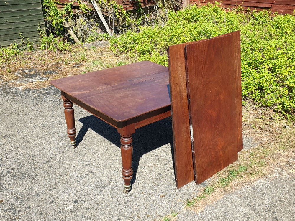 Regency 3 leaf 12 seater extending dining table.  View III