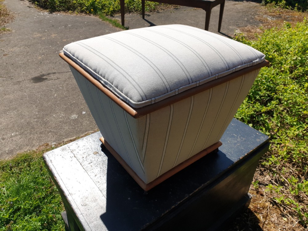 19th century box stool View II