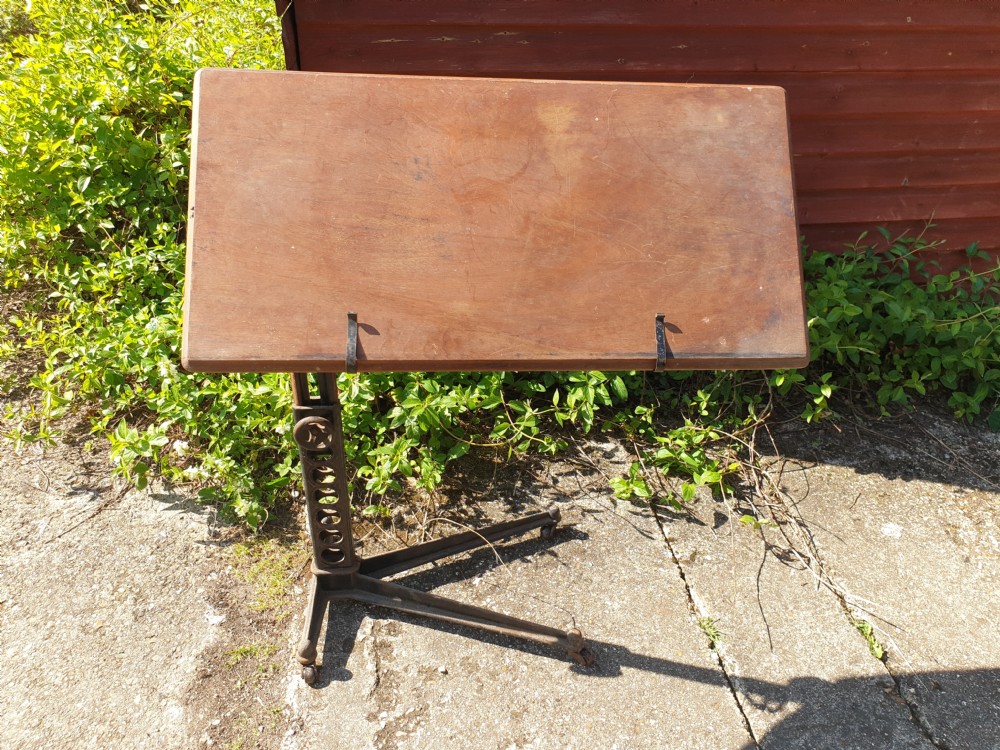 Early 20th century fully adjustable working stand. View VII