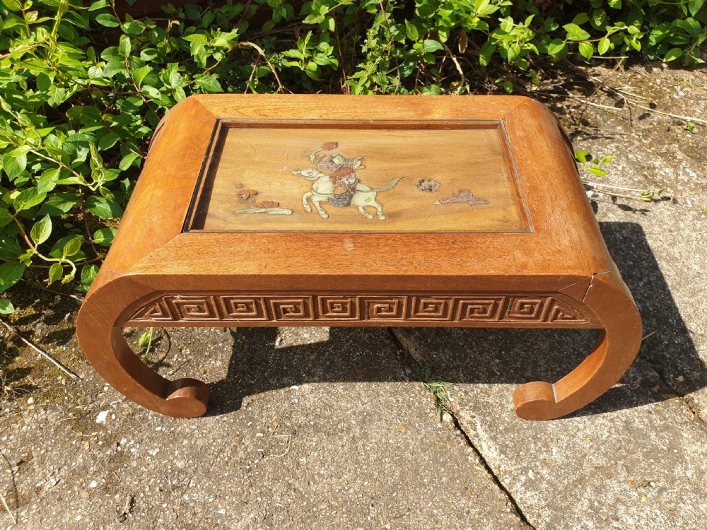 1920s Oriental low coffee table.  View II