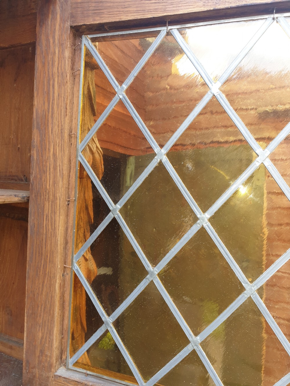 Pair of oak carved side cabinets  View VII