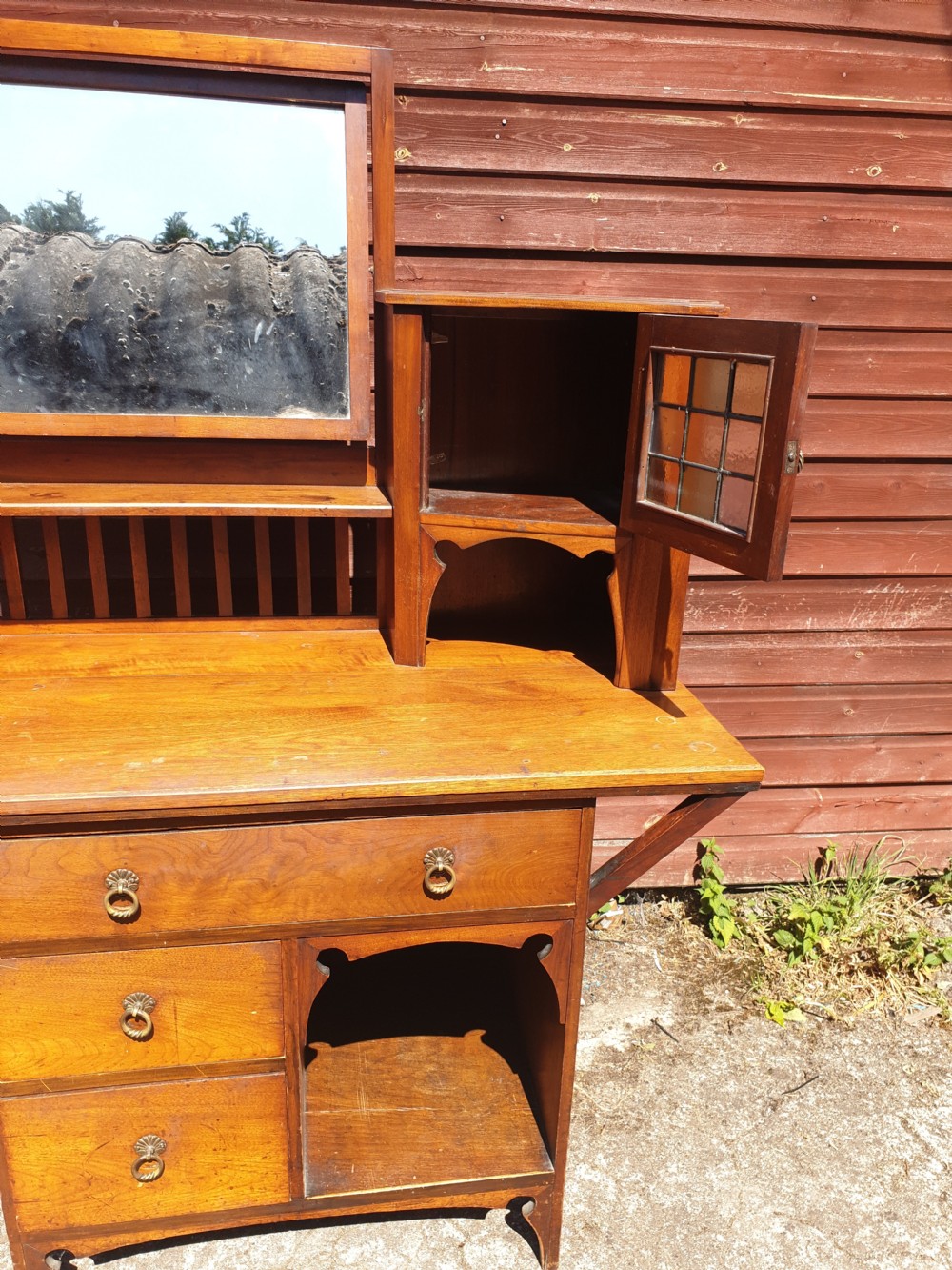 Late Victorian Liberty's style dressing table. View III