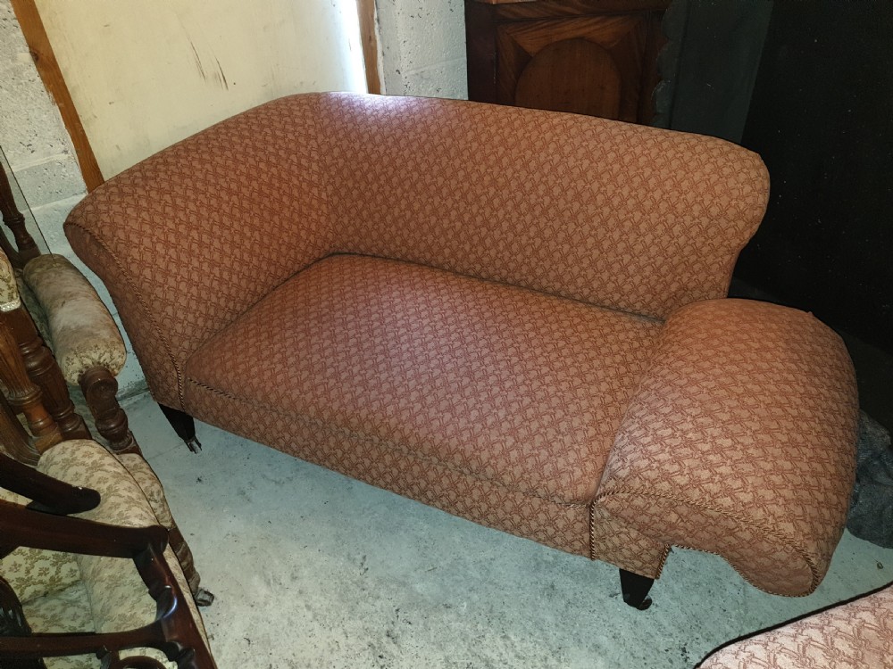 Small drop arm country cottage sofa View II