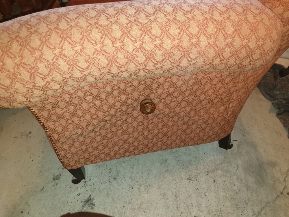 Small drop arm country cottage sofa View IV