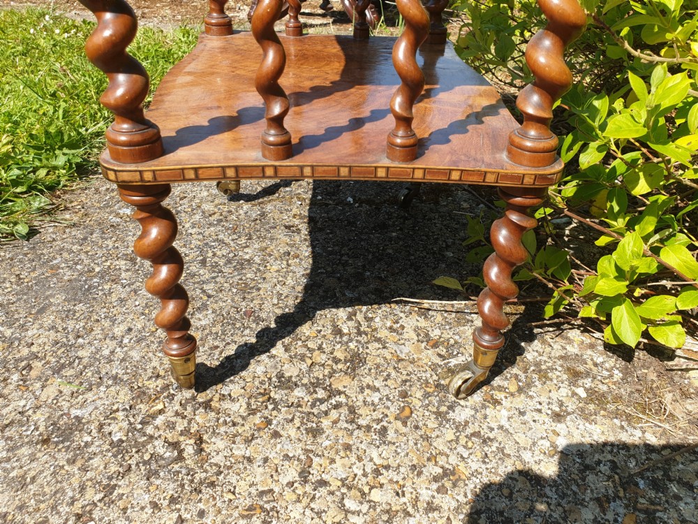 Pretty 19th century 3 tier etagere  View III