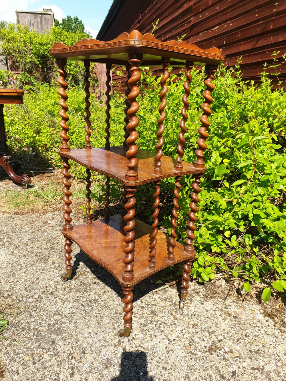 Pretty 19th century 3 tier etagere  View IV