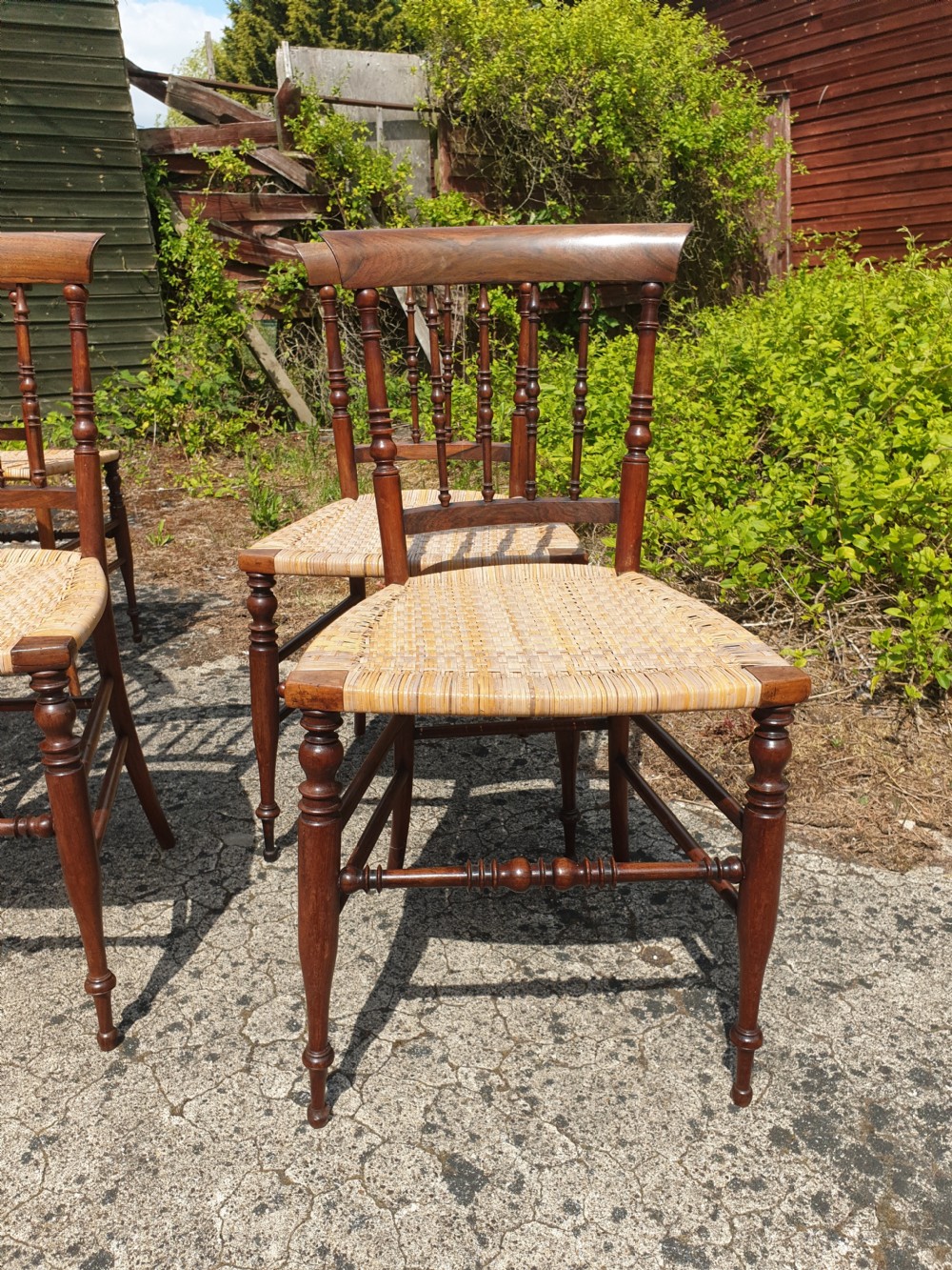 Set of 6 rosewood occasional chairs.  View VI
