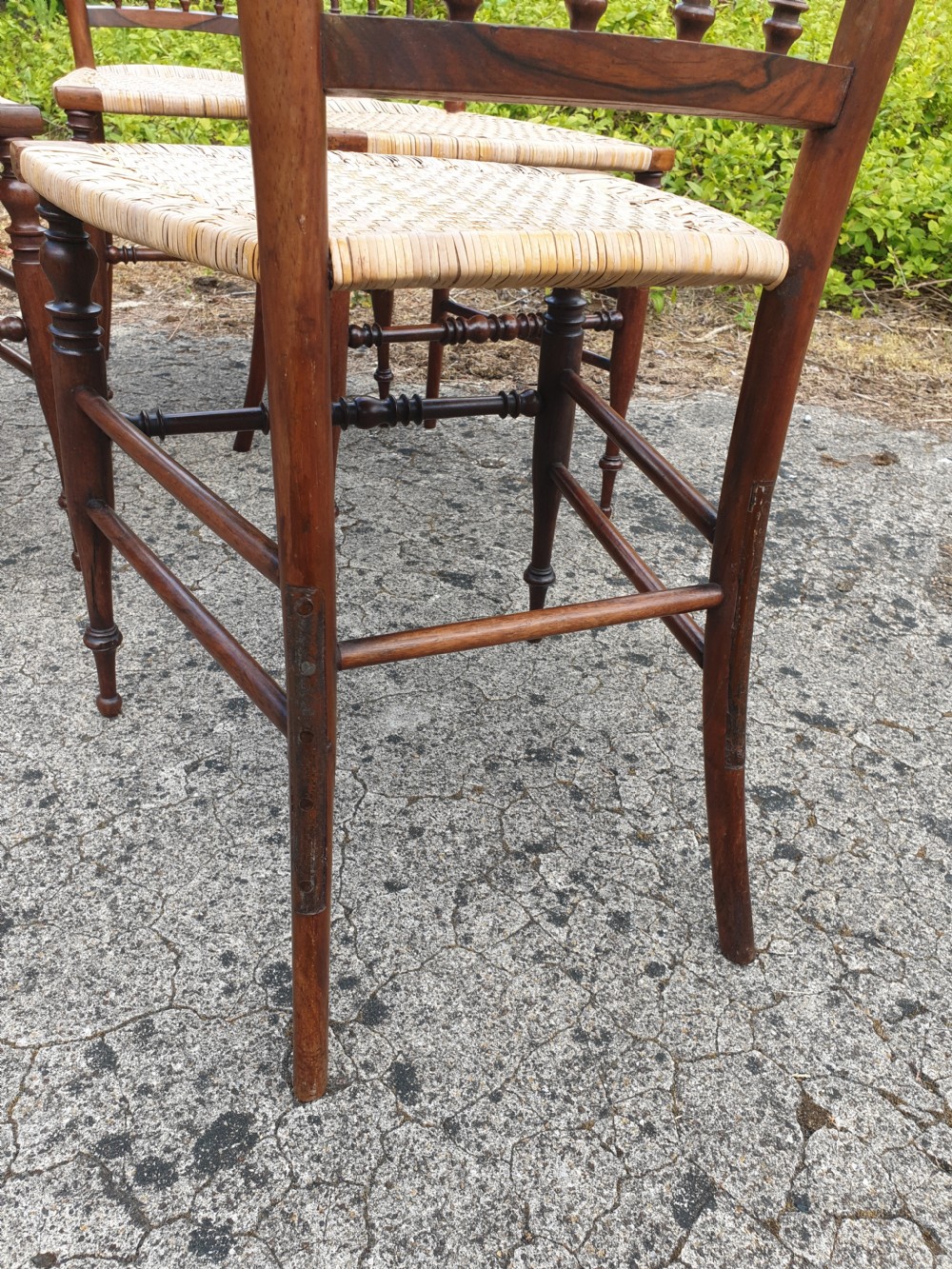 Set of 6 rosewood occasional chairs.  View VII