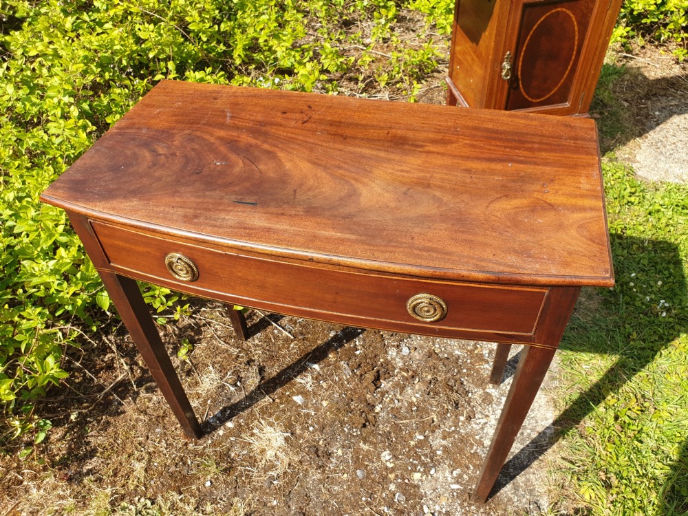 Early 19th century mahogany side table  View II