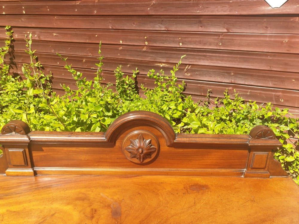 Small Victorian walnut hall table  View III