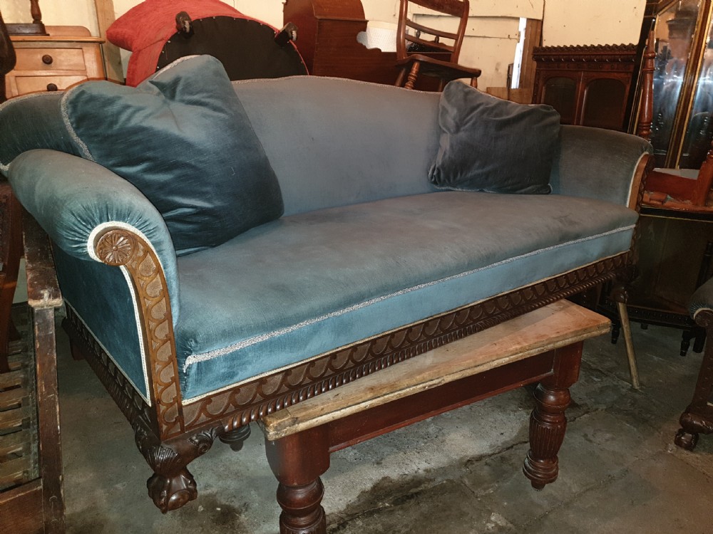 Mahogany frame country house sofa