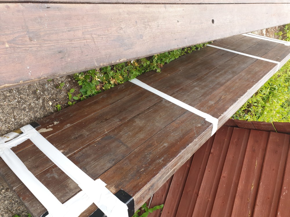 Large french harvest dining table View IV