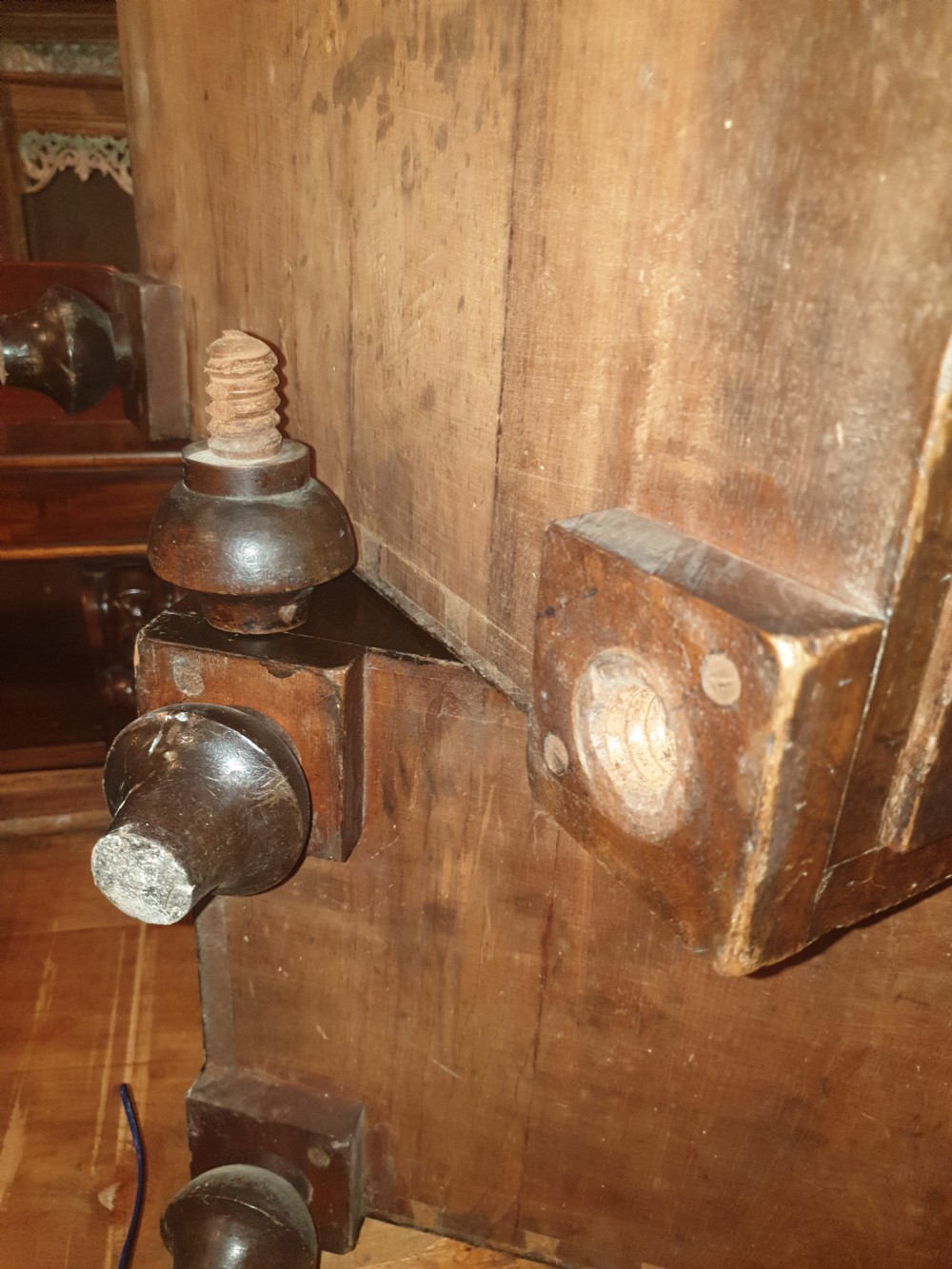 Naval kneehole pedestal desk View VI