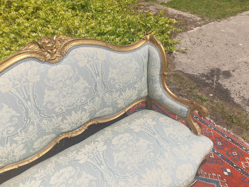 Good carved giltwood sofa. View II