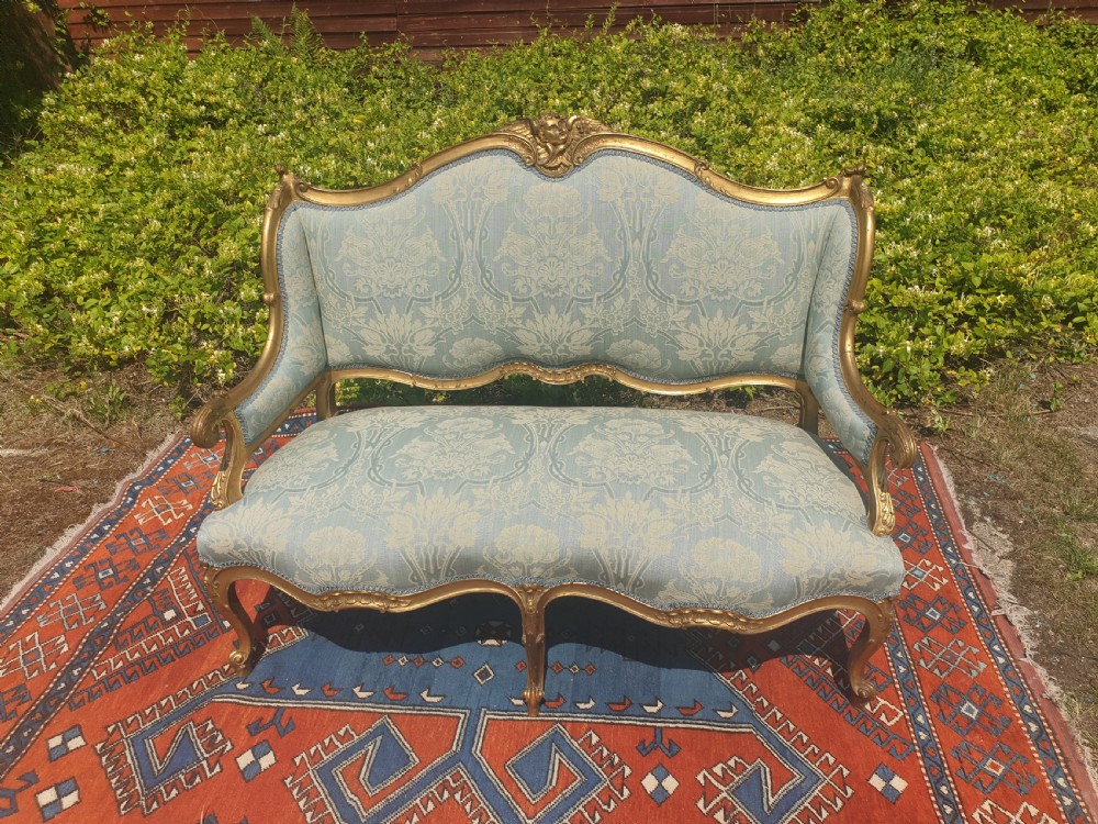 Good carved giltwood sofa. View III