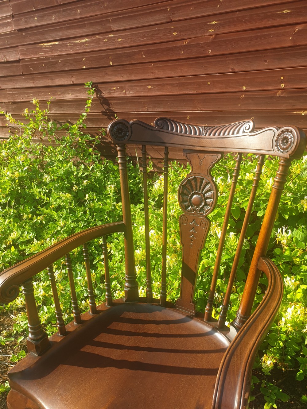 Mahogany armchair in the manner of William Birch. View II